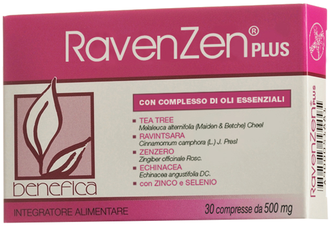 RAVENZEN PLUS 30 COMPRESSE BENEFICA - pharmaluna