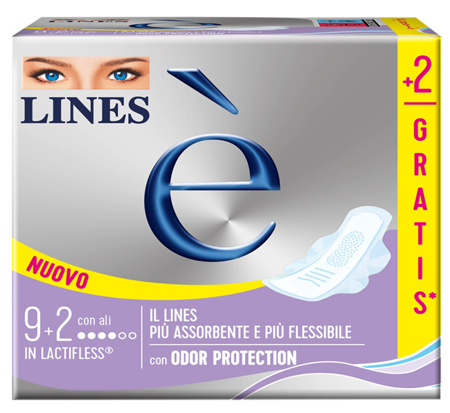 LINES E' ALI CARRY PACK 9 + 2 PEZZI - pharmaluna