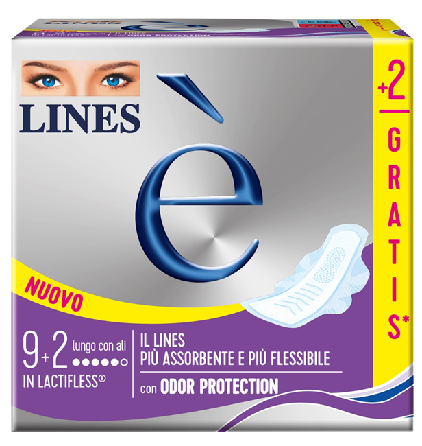 LINES E' LUNGO CARRY PACK 9 + 2 PEZZI - pharmaluna