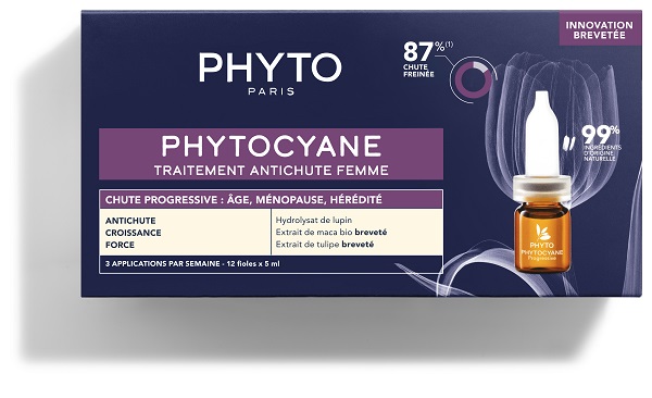 PHYTOCYANE FIALE DONNA CADUTA PROGRESSIVA 12 FIALE DA 5 ML - pharmaluna