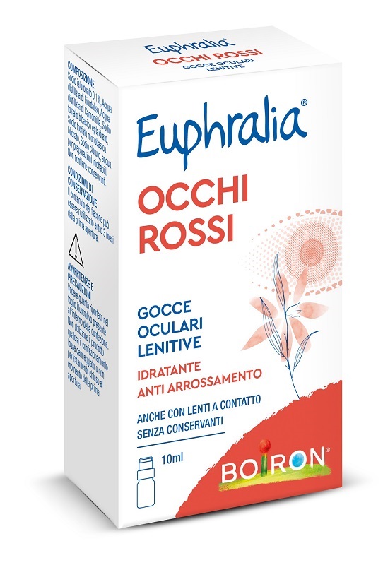 GOCCE OCULARI LENITIVE EUPHRALIA OCCHI ROSSI 10 ML - pharmaluna