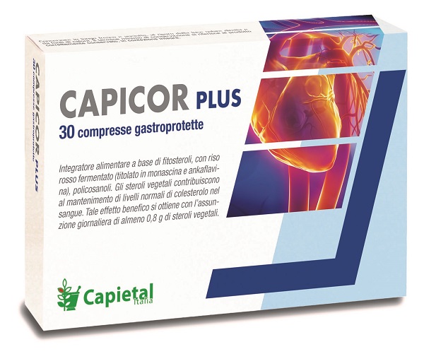CAPICOR PLUS 30 COMPRESSE GASTROPROTETTE - pharmaluna