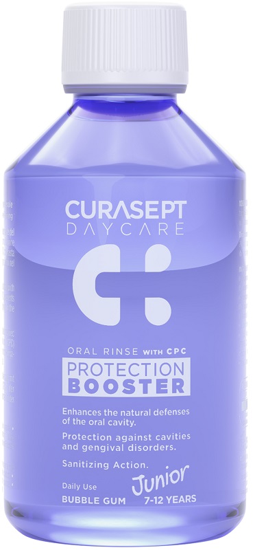 CURASEPT DAYCARE COLLUTORIO PROTECTION BOOSTER JUNIOR 250 ML - pharmaluna