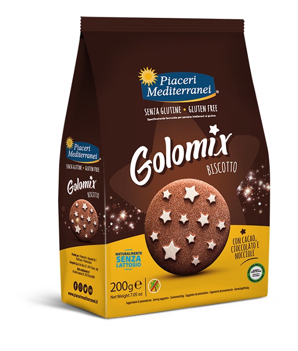 PIACERI MEDITERRANEI GOLOMIX BISCOTTO 200 G - pharmaluna