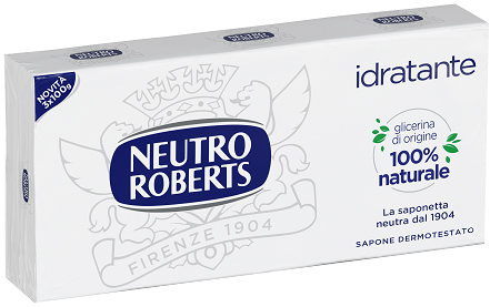 NEUTRO ROBERTS SAPONE SOLIDO TRIS 3 PEZZI DA 100 G - pharmaluna