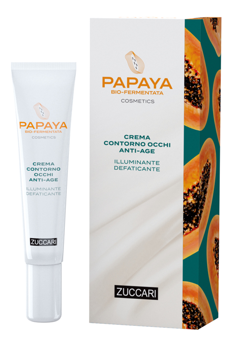 PAPAYA COSMETICS CREMA CONTORNO OCCHI ANTI-AGE ILLUMINANTE DEFATICANTE 18 ML - pharmaluna