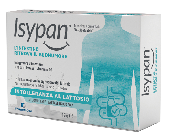 ISYPAN INTOLLERANZA LATTOSIO 30 COMPRESSE - pharmaluna
