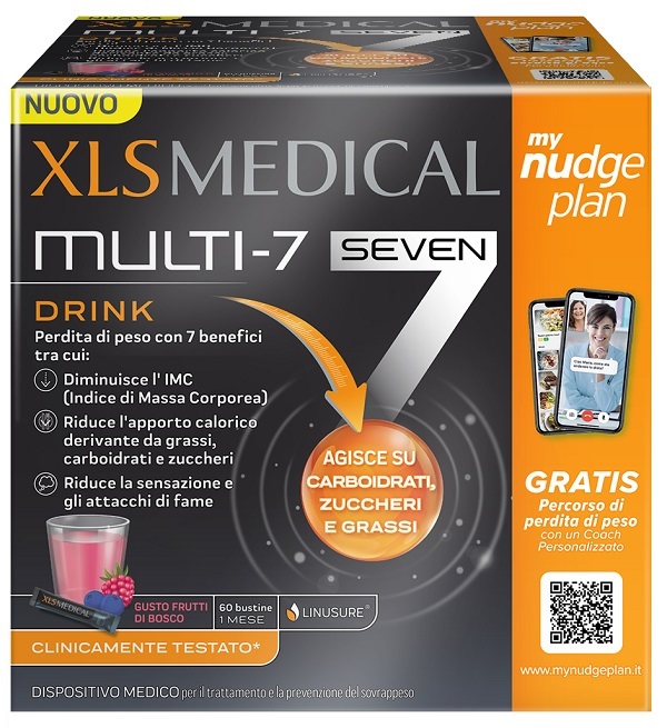 XLS MEDICAL MULTI7 DRINK 60 BUSTINE - pharmaluna