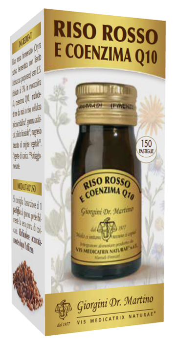 RISO ROSSO E COENZIMA Q10 30 G 150 PASTIGLIE - pharmaluna