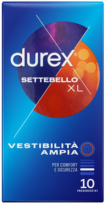 PROFILATTICO DUREX SETTEBELLO EXTRALARGE 10 PEZZI - pharmaluna