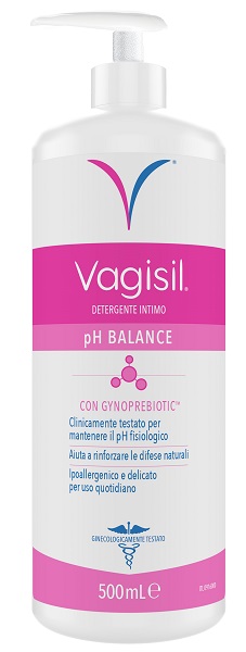 VAGISIL DETERGENTE PH BALANCE 500 ML - pharmaluna