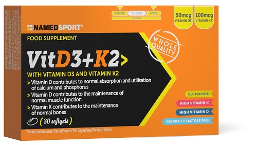 VITD3+K2 30 SOFTGELS - pharmaluna