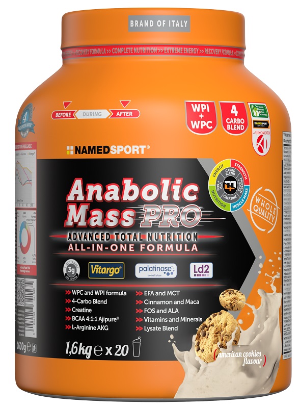 ANABOLIC MASS PRO AMERICAN COOKIES 1600 G - pharmaluna