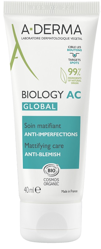 ADERMA BIOLOGY AC GLOBAL TRATTAMENTO OPACIZZANTE ANTI IMPERFEZIONI 40 ML - pharmaluna