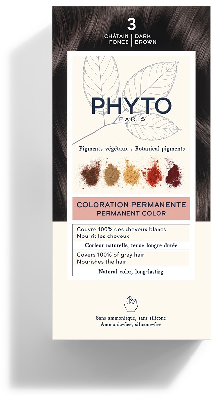 COLOR KIT 3 CASTANO SCURO LATTE RIVELATORE 50 ML + CREMA COLORANTE 50 ML + MASCHERA PROTETTIVA COLORE 12 ML + GUANTI - pharmaluna