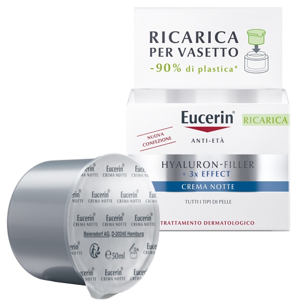 EUCERIN FACE CREAM ANTI AGE HYALURON NOTTE 50 ML - pharmaluna
