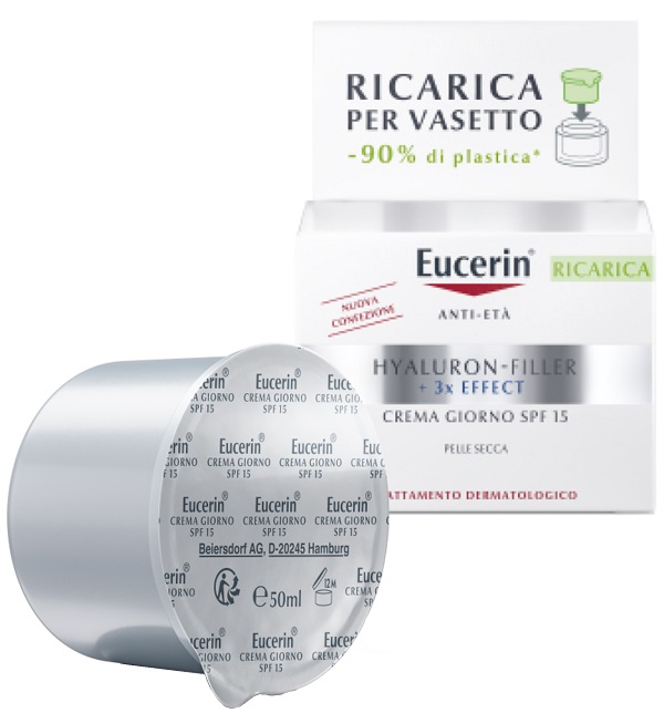 EUCERIN FACE CREAM ANTI AGE HYALURON GIORNO SPF15 50 ML - pharmaluna