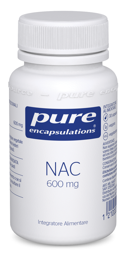 PURE ENCAPSULATIONS NAC 600MG - pharmaluna