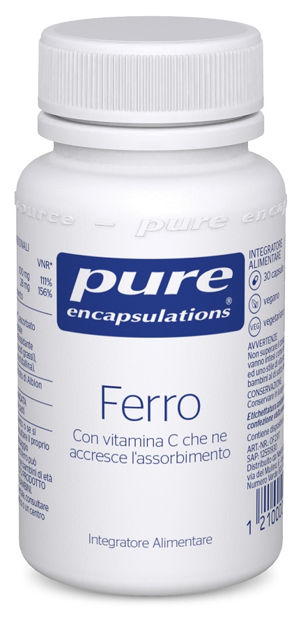 PURE ENCAPSULATIONS FERRO 30 CAPSULE - pharmaluna