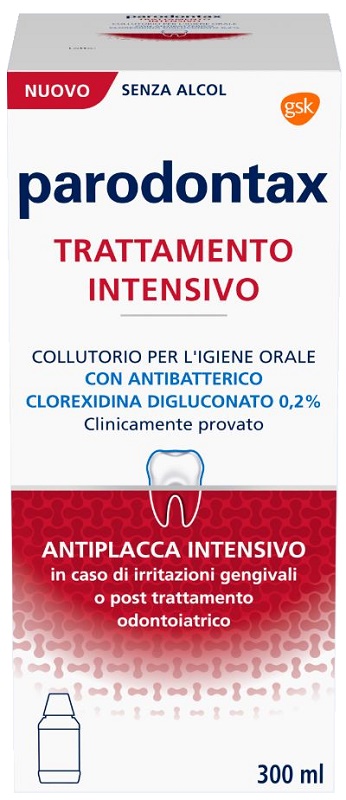 PARODONTAX TRATTAMENTO INTENSIVO CLOREXIDINA 0,2% - pharmaluna