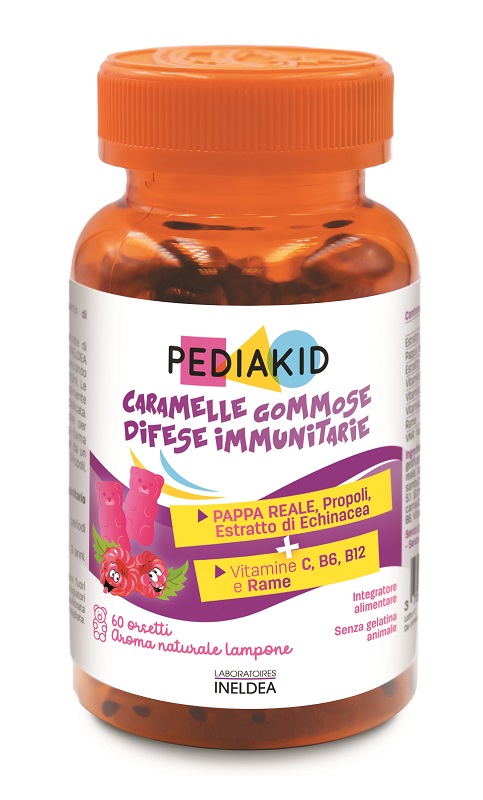 PEDIAKID DIFESE IMMUNITARIE 60 ORSETTI GOMMOSI - pharmaluna