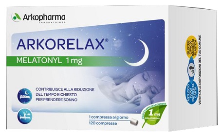 ARKORELAX MELATONYL 120 COMPRESSE - pharmaluna
