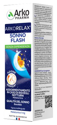 ARKORELAX FLASH SONNO SPRAY 20 G - pharmaluna
