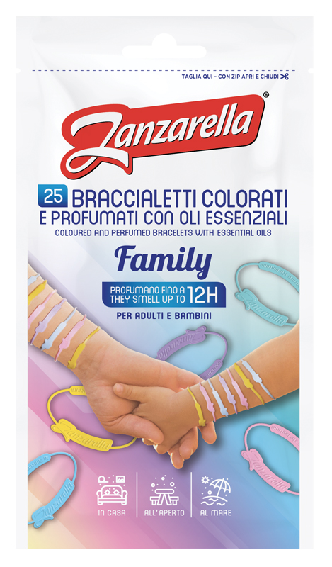 ZANZARELLA BRACCIALETTI FAMILY 25 PEZZI - pharmaluna