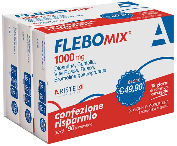 FLEBOMIX 1000 MG 90 COMPRESSE TRI-PACK - pharmaluna