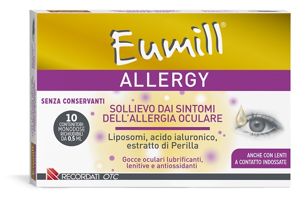 EUMILL ALLERGY GOCCE OCULARI 10 FLACONCINI DA 0,5 ML - pharmaluna