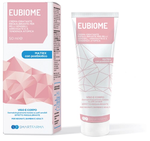 EUBIOME CREMA IDRATANTE RIEQUILIBRANTE PELLI SENSIBILI ARROSSATE TENDENZA ATOPICA 150 ML - pharmaluna