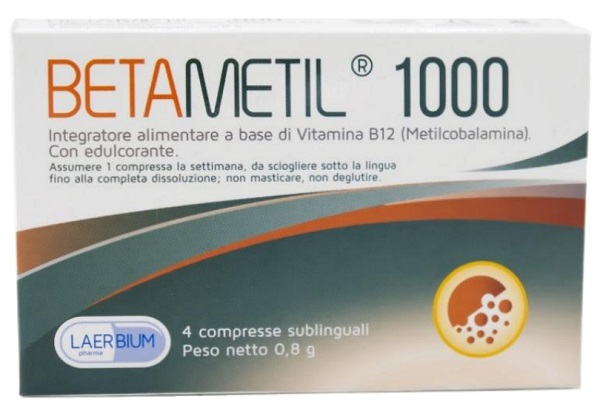 BETAMETIL 1000 4 COMPRESSE SUBLINGUALI - pharmaluna