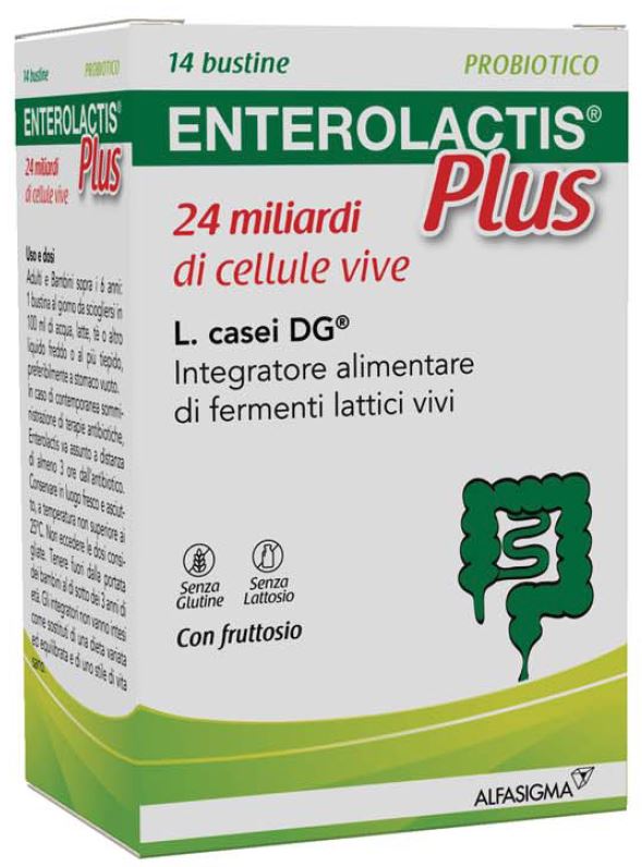 ENTEROLACTIS PLUS 14 BUSTINE - pharmaluna