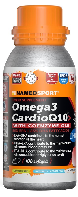OMEGA3 CARDIOQ10 108 SOFTGELS - pharmaluna