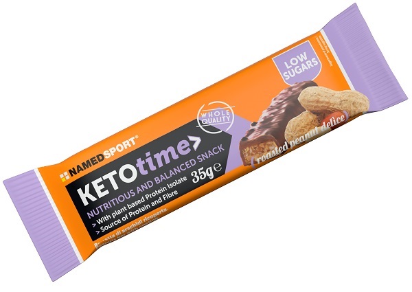 KETOTIME BAR ROASTED PEANUT 35 G - pharmaluna