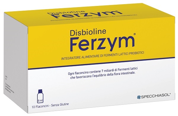 DISBIOLINE FERZYM 10 FLACONCINI DA 8 ML - pharmaluna