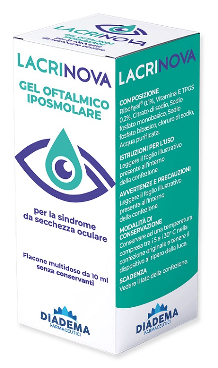 LACRINOVA GEL OFTALMICO IPOSMOLARE TB 10 ML - pharmaluna