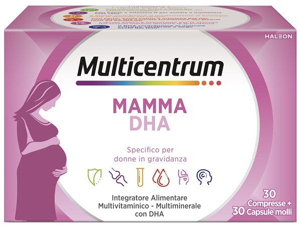 MULTICENTRUM MAMMA DHA 30 COMPRESSE + 30 CAPSULE - pharmaluna