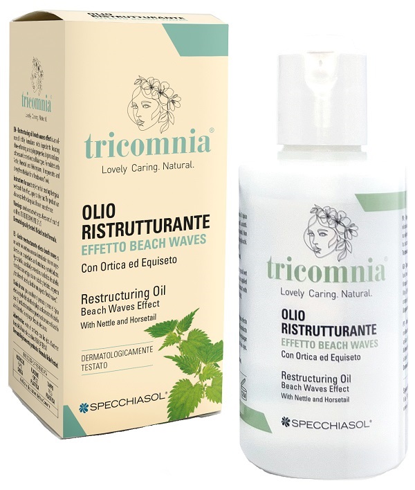 TRICOMNIA OLIO RISTRUTTURANTE EFFETTO BEACH WAVES 50 ML - pharmaluna
