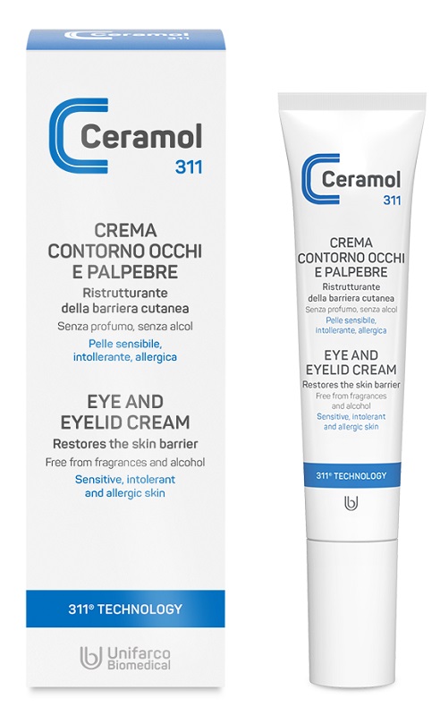 CERAMOL CREMA CONTORNO OCCHI E PALPEBRE 15 ML - pharmaluna
