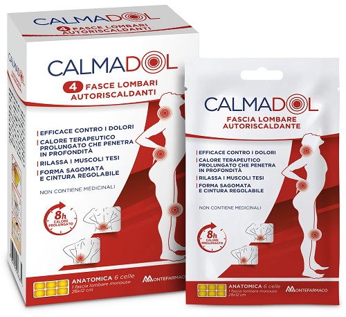 FASCIA LOMBARE CALMADOL 4 PEZZI - pharmaluna