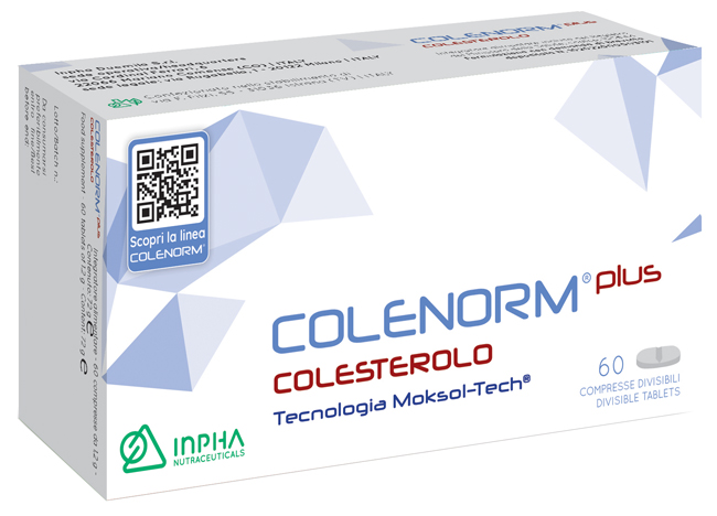 COLENORM PLUS COLESTEROLO 60 COMPRESSE DIVISIBILI - pharmaluna