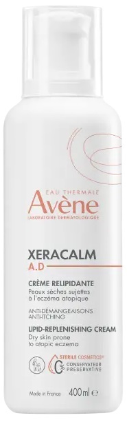 EAU THERMALE AVENE XERACALM AD CREMA LIPORESTITUTIVA 400 ML NUOVA FORMULAZIONE - pharmaluna