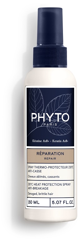 PHYTO PARIS REPARATION SPRAY TERMOPROTETTIVO 230 GRADI CELSIUS ANTI ROTTURA PER CAPELLI DANNEGGIATI FRAGILI 150 ML - pharmaluna