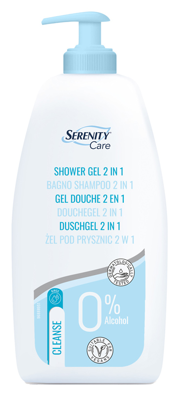 SERENITY CARE BAGNO SHAMPOO 2 IN 1 500 ML - pharmaluna