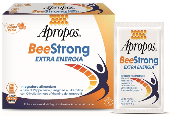 APROPOS BEESTRONG EXTRA ENERGIA 12 BUSTINE - pharmaluna