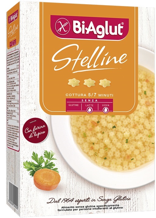 BIAGLUT PASTA SENZA GLUTINE STELLINE 250 G - pharmaluna