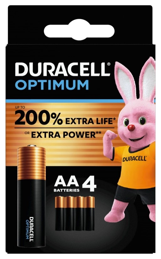 DURACELL OPTIMUM AA B4 16 PEZZI - pharmaluna