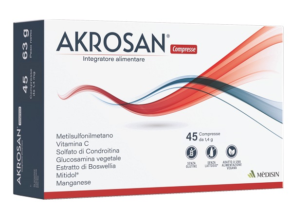 AKROSAN 45 COMPRESSE - pharmaluna
