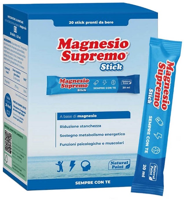 MAGNESIO SUPREMO 20 STICK DA 20 ML - pharmaluna